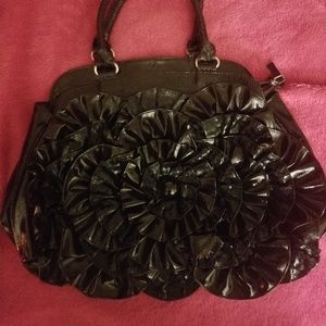Black Leather Shoulder Bag